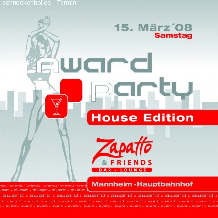 Award Party ::House Edition:: Werbeplakat
