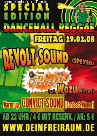 Reggae Ragga Dancehall SE Werbeplakat
