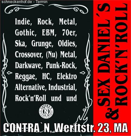 Sex Daniel's & RocknRoll Werbeplakat