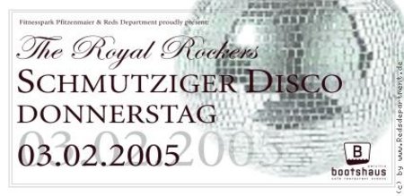 Schmutziger  Disco Donnerstag Werbeplakat