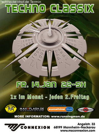 Techno Classix Werbeplakat