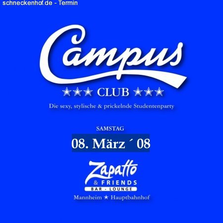 Campus Club Werbeplakat