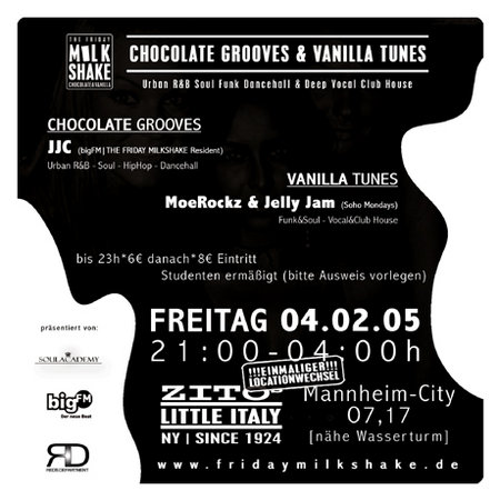 the friday milkshake Werbeplakat