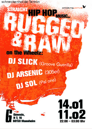 Rugged & Raw Werbeplakat