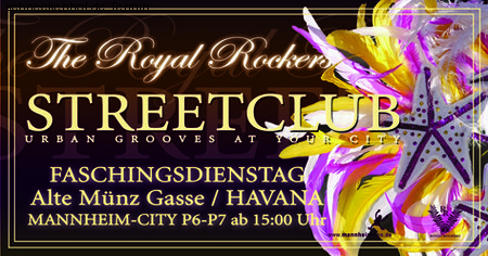 The Royal Rockers - Streetclub Werbeplakat