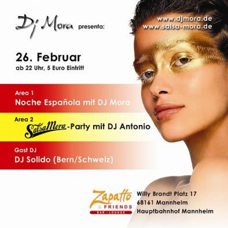 Noche Española & Salsa-Mora   Werbeplakat