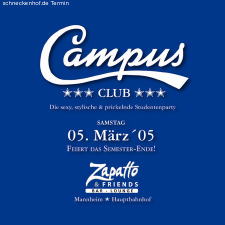 Campus Club XV Werbeplakat