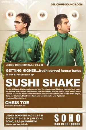 Getting Higher mit Sushi Shake Werbeplakat