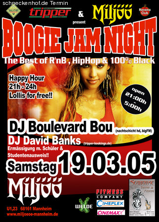 Boogie Jam Werbeplakat