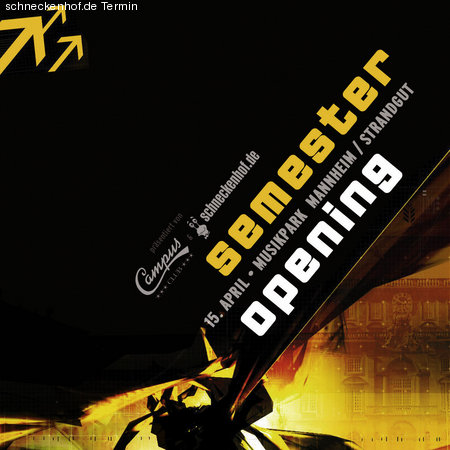 Semester Opening Werbeplakat