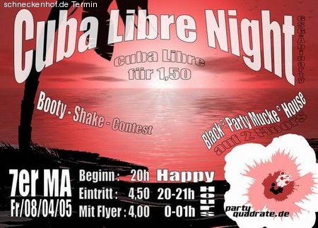 Cuba Libre Night Werbeplakat