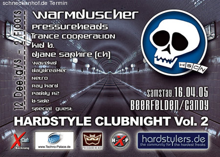 Hardstyle Clubnight II Werbeplakat