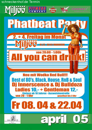 Phat Beat Party - AYCD Werbeplakat