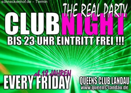 Real Clubnight Werbeplakat