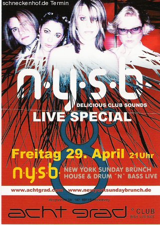 CD-Release-Party von nysb Werbeplakat
