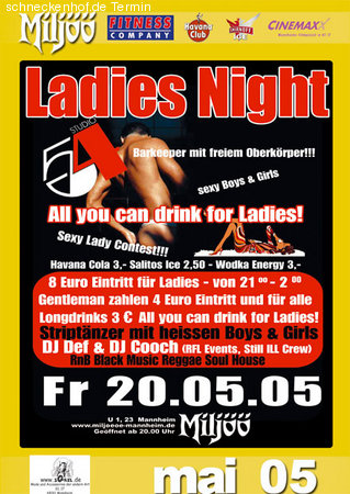 Ladies Night Werbeplakat