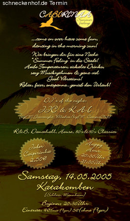 CABIRINHA - Summer Feeling Werbeplakat