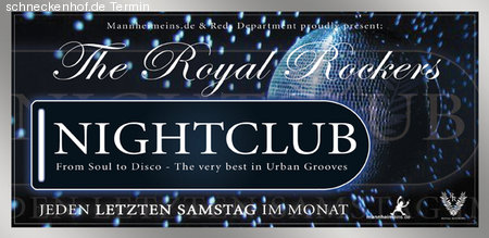 The Royal Rockers - Nightclub Werbeplakat