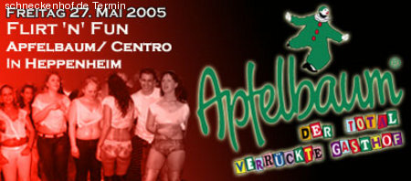 Flirt'n Fun Party Werbeplakat