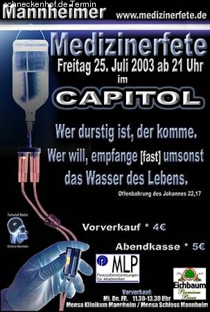 Medizinerfete Werbeplakat