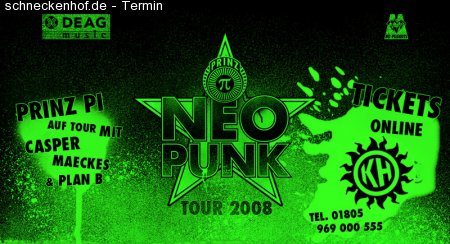 Prinz Pi - Neopunk Tour 08/09 Werbeplakat
