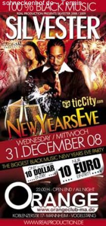 New Years Eve Party Werbeplakat