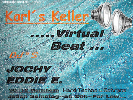 Techno Party Werbeplakat
