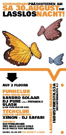 LASS LOS NACHT ! Werbeplakat