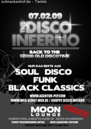 Disco Inferno Die Revival Pa Werbeplakat