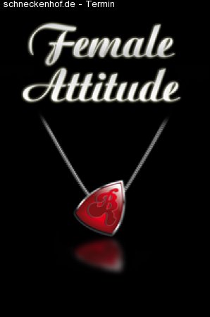 Female Attitude - DJ Hildegard Werbeplakat