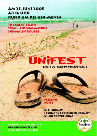 Unifest Karlsruhe Werbeplakat