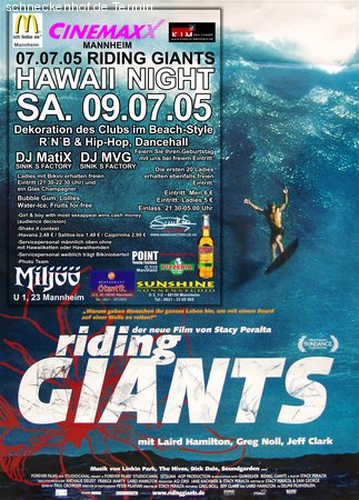 Hawaii-Night Werbeplakat