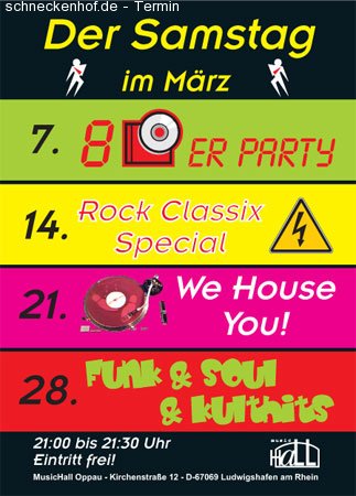 Funk & Soul & Kulthits Werbeplakat