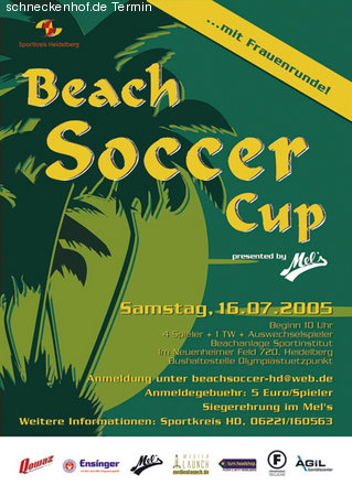 Beach Soccer Cup 2005 Werbeplakat