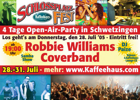 Schlossplatzfest Schwetzingen Werbeplakat