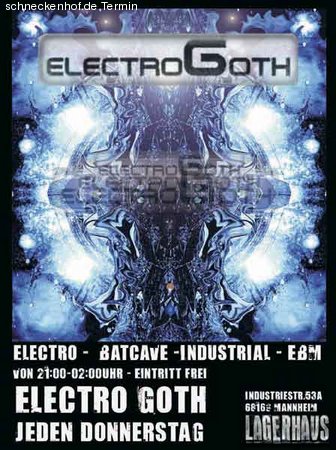 Electro Goth + Nice&Easy Sofa Werbeplakat