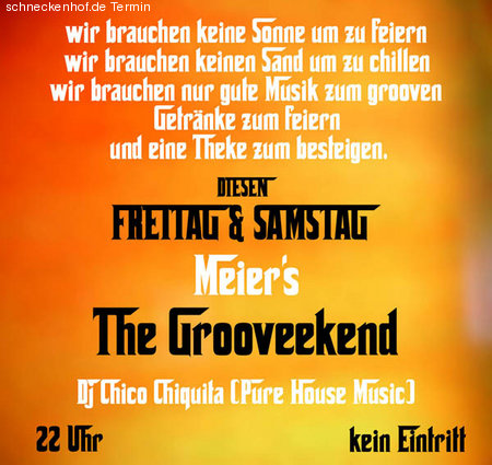 The Grooveekend Summer Special Werbeplakat