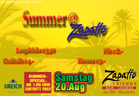 summer@zapatto Werbeplakat
