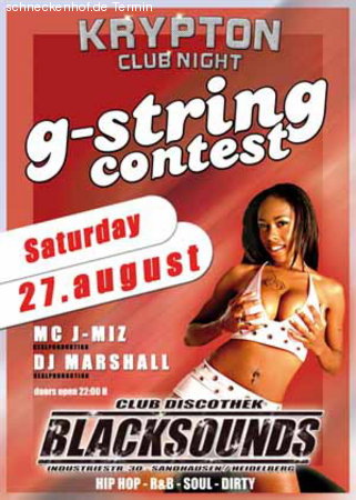 Krypton Club Night Werbeplakat