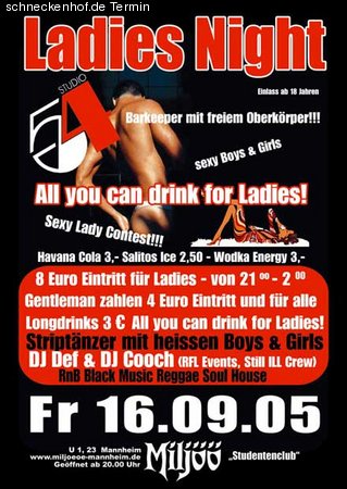 Ladies Night Werbeplakat