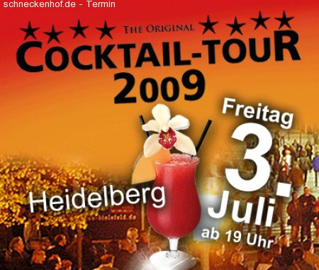 Cocktail Tour Heidelberg Werbeplakat