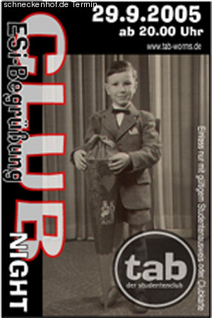 Erstsemester Begr&uuml;&szlig;ungsparty Werbeplakat