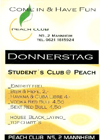 Student's Night Werbeplakat