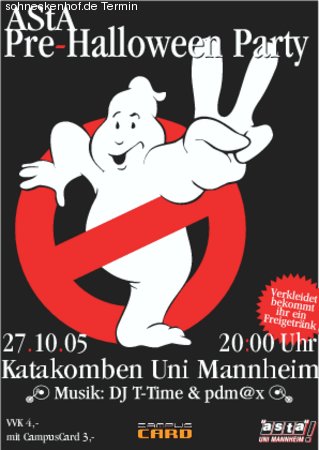 Asta Halloween Werbeplakat