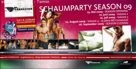 GAY & LESBIAN SCHAUMPARTY VOL Werbeplakat