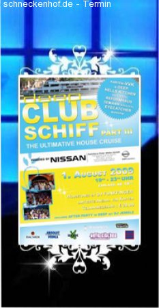 DEEP CLUBSCHIFF PART III Werbeplakat
