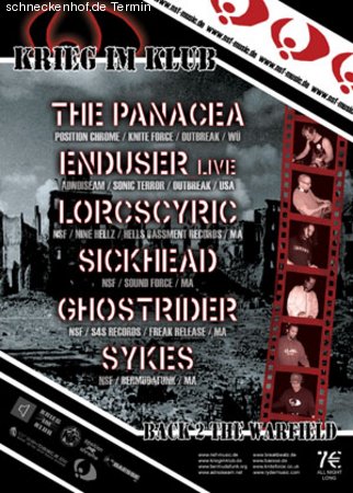 Krieg im Klub ll Werbeplakat