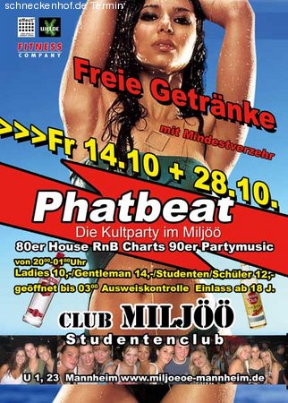 Phatbeat Party Werbeplakat