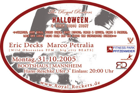 A Dirty Disco Halloween Werbeplakat