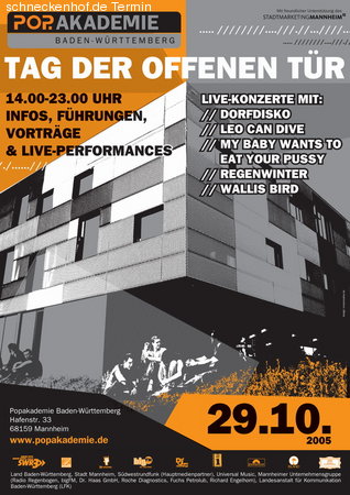 Tag der Offenen T&uuml;r Werbeplakat